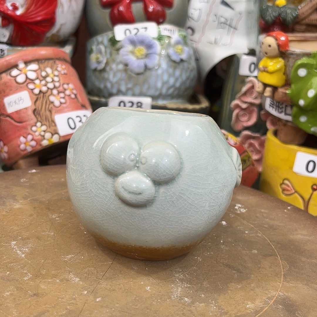 粗陶多肉花盆花盆无孔