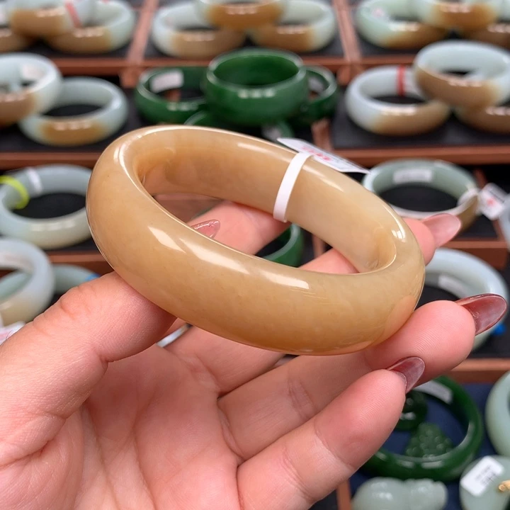 和田玉手镯未镶嵌5960圈口