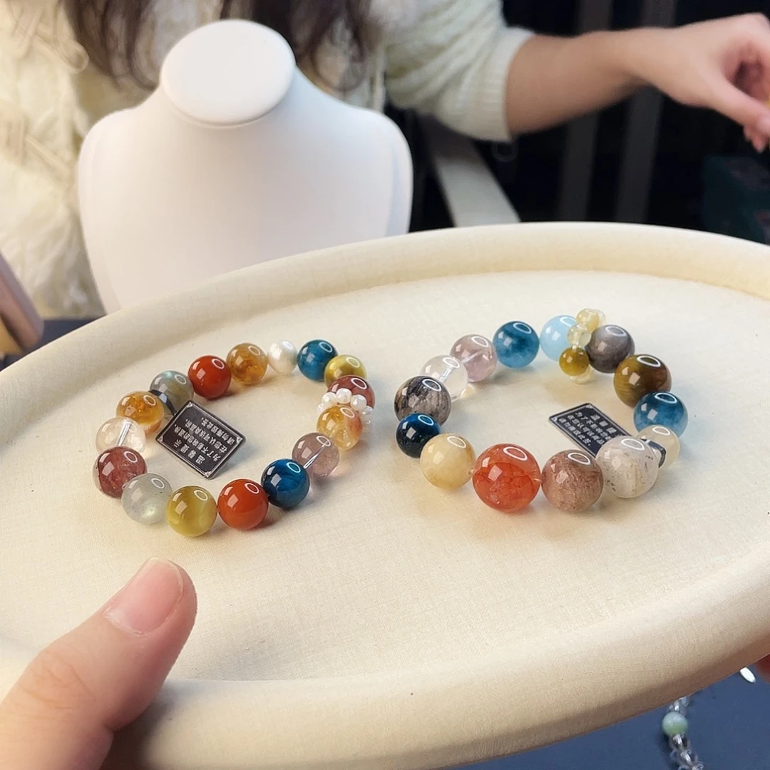 水晶银S925镶嵌手链