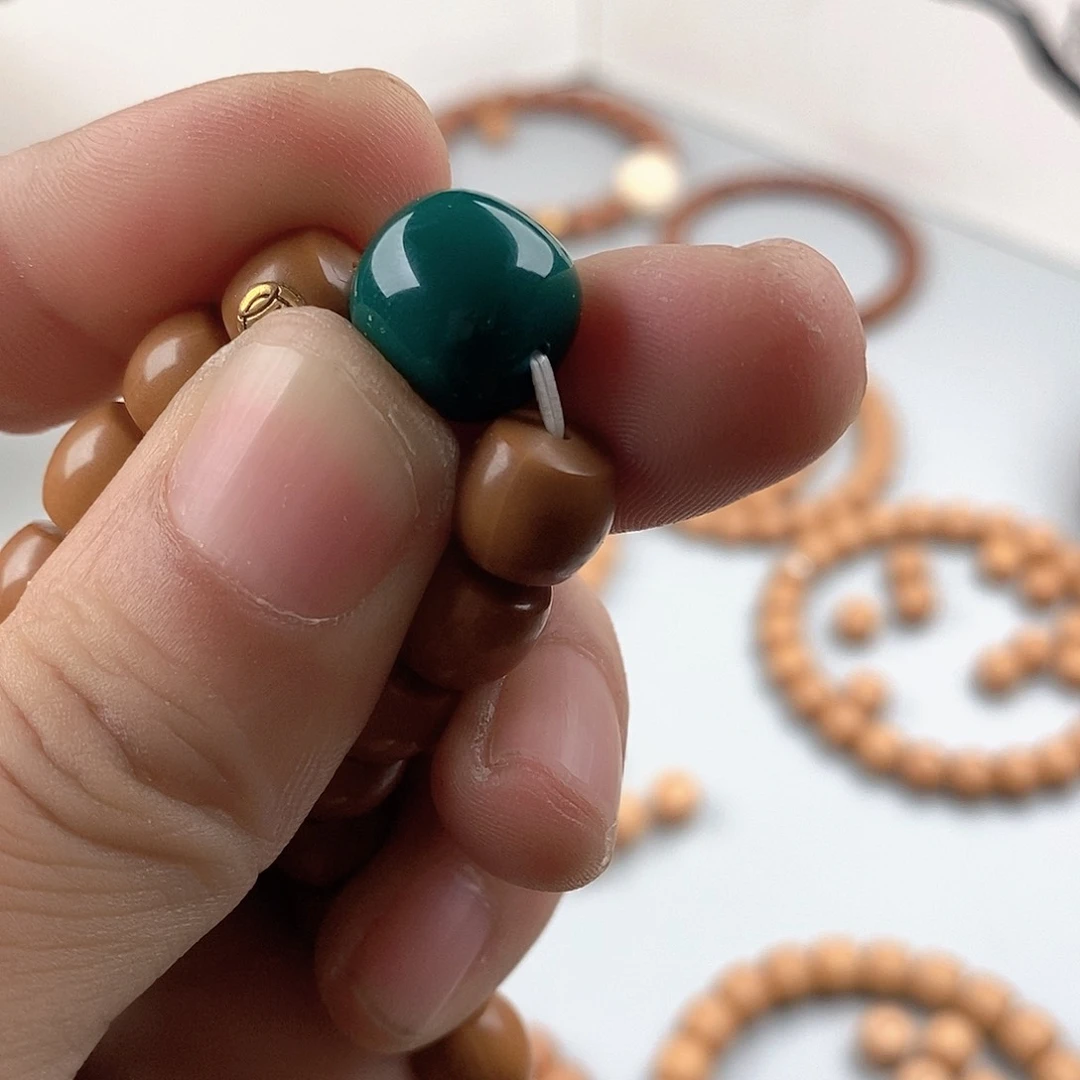 猴头核桃把件j****z绿配饰