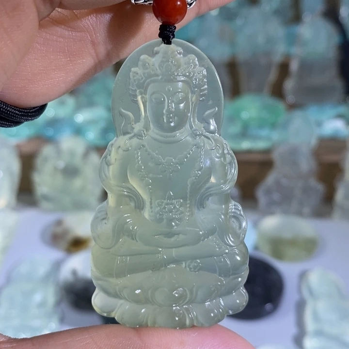 岫玉吊坠未镶嵌吊坠
