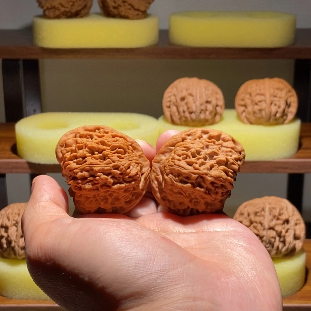 烟***火吊坠文玩核桃全品42➕尺南疆石天残脚精品毕业对