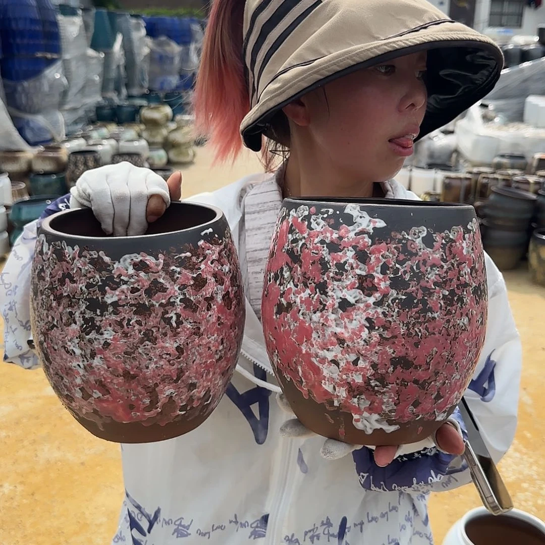 紫砂花盆王嫂花盆0716-172高20口15