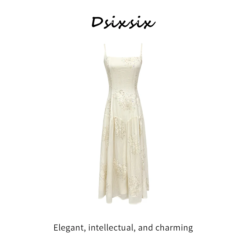 Yeah Me-【夏日烟火】原创设计时尚显瘦收腰连衣裙-54157K