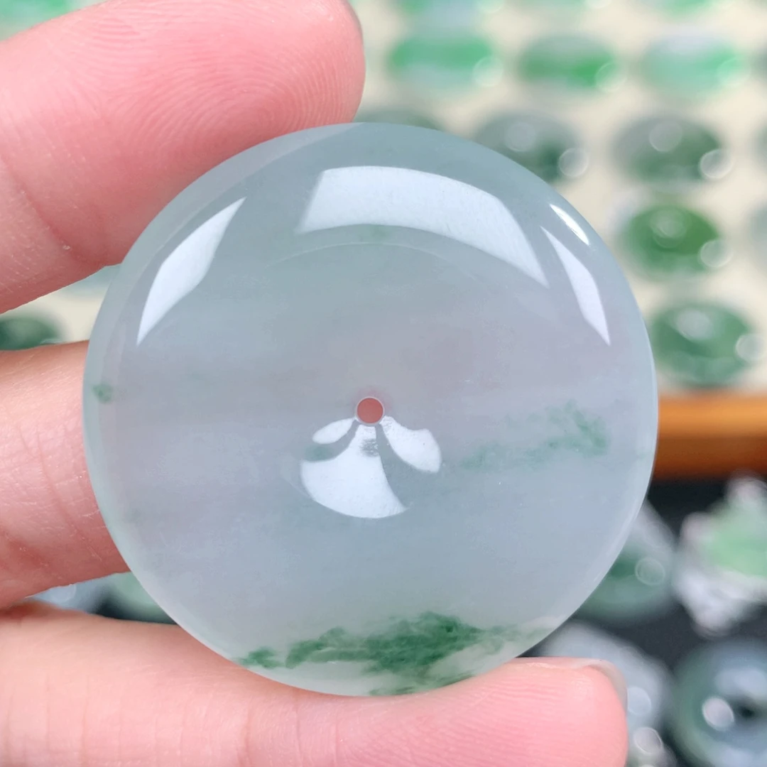 翡翠未镶嵌吊坠(不含链)35.3-6.1