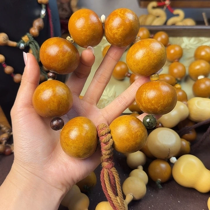 浅***蓝花叶手持老皮花叶