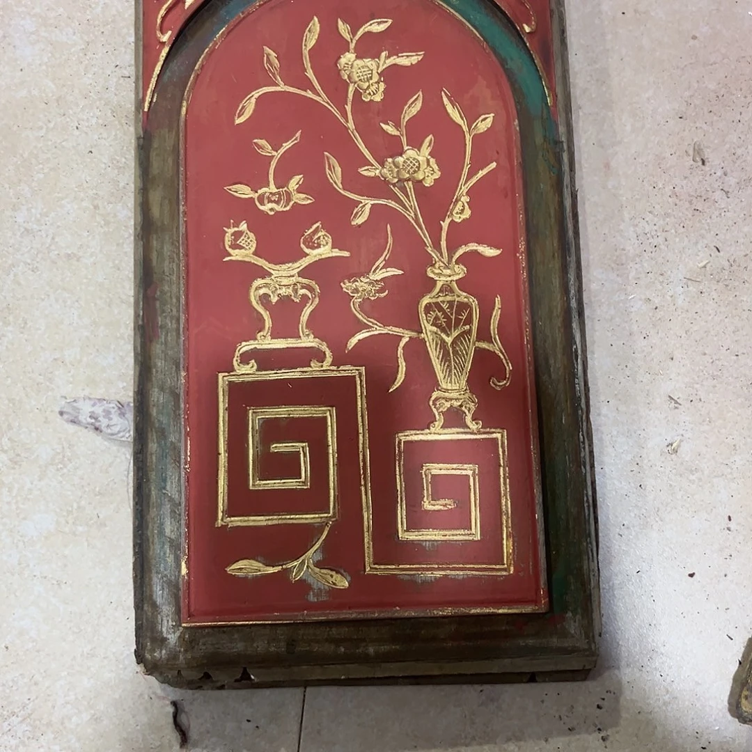 俊***。香榧木木雕.花板.家具.古建构件.卡子花.结子