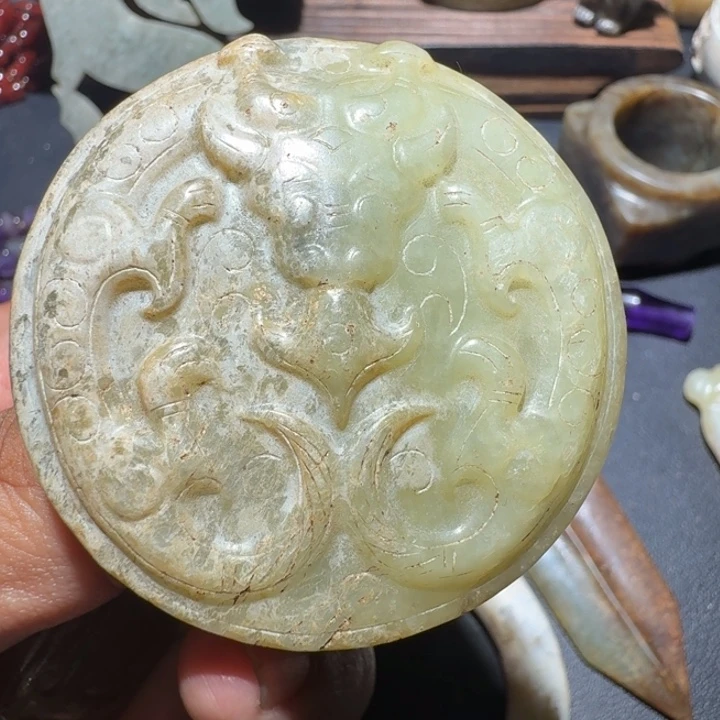 流***沙未镶嵌手链和田玉（糖玉）