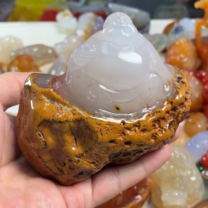 玛瑙/玉髓未镶嵌吊坠(不含链)