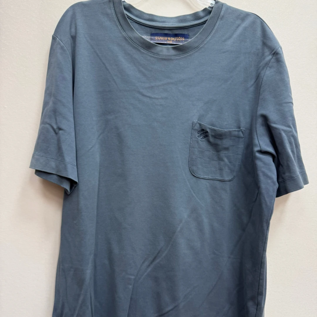99新 LouisVuitton/路易威登 LV青色短袖xl码 177