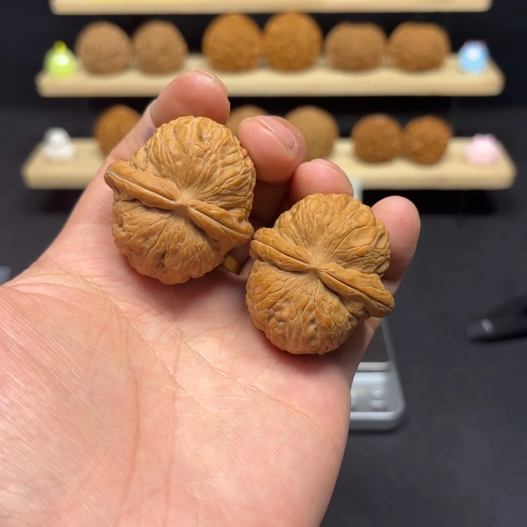 把件文玩核桃40平谷元宝