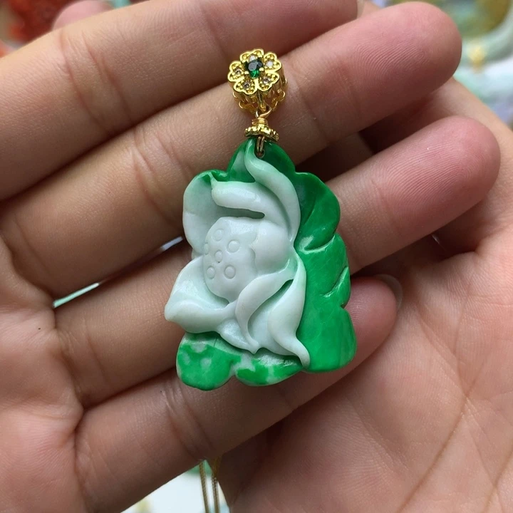颈饰未镶嵌翡翠翡翠
