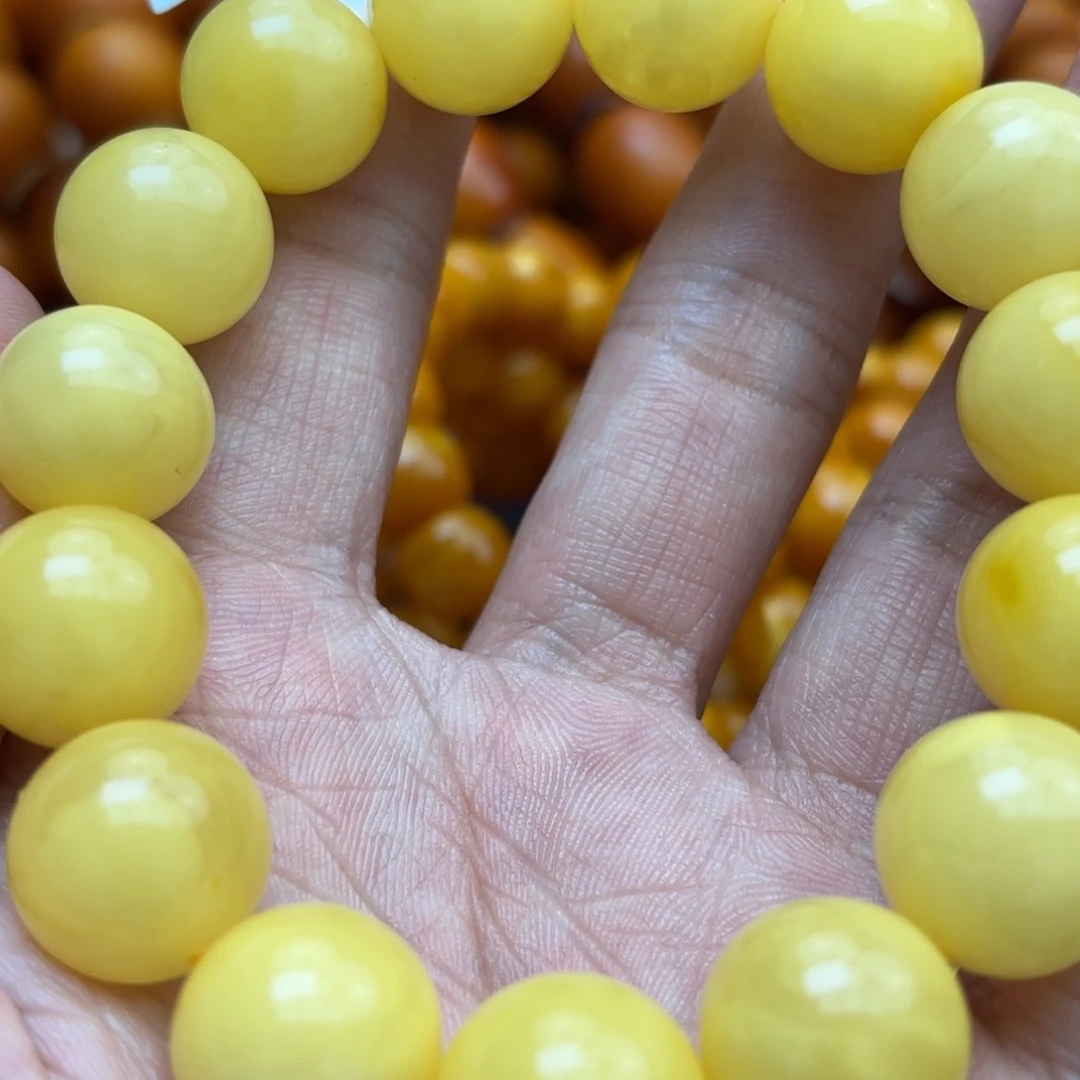 琥珀手链未镶嵌蜜蜡