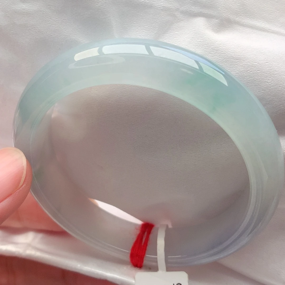 未镶嵌手镯翡翠54-55圈口蓝冰小万战斗机力推3号