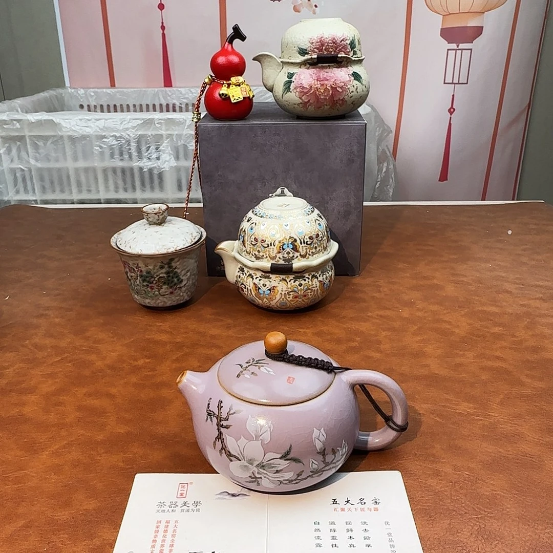 颜瓷闪购商品链接紫汝玉兰西施壶