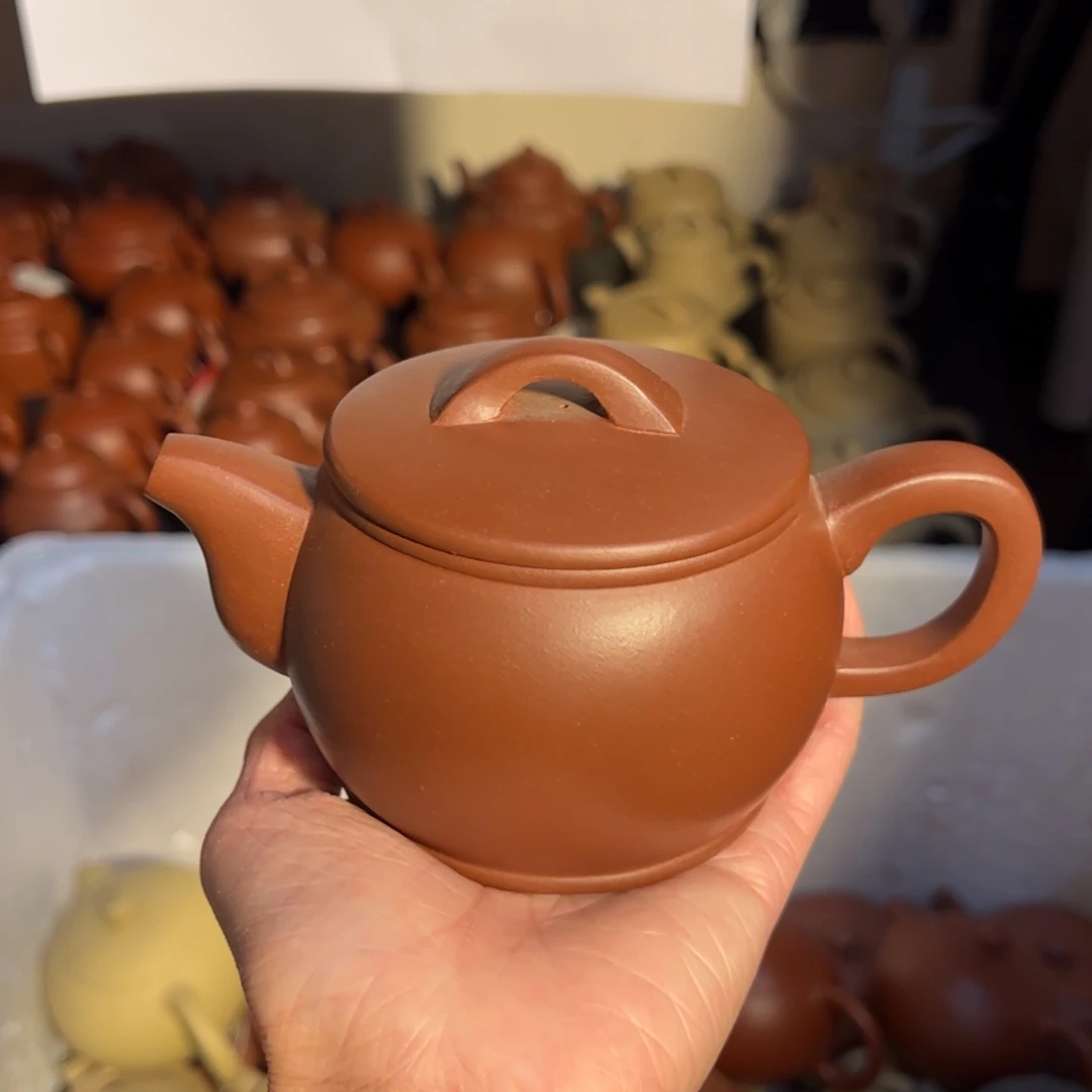 紫砂茶壶宜兴紫砂壶中曹青