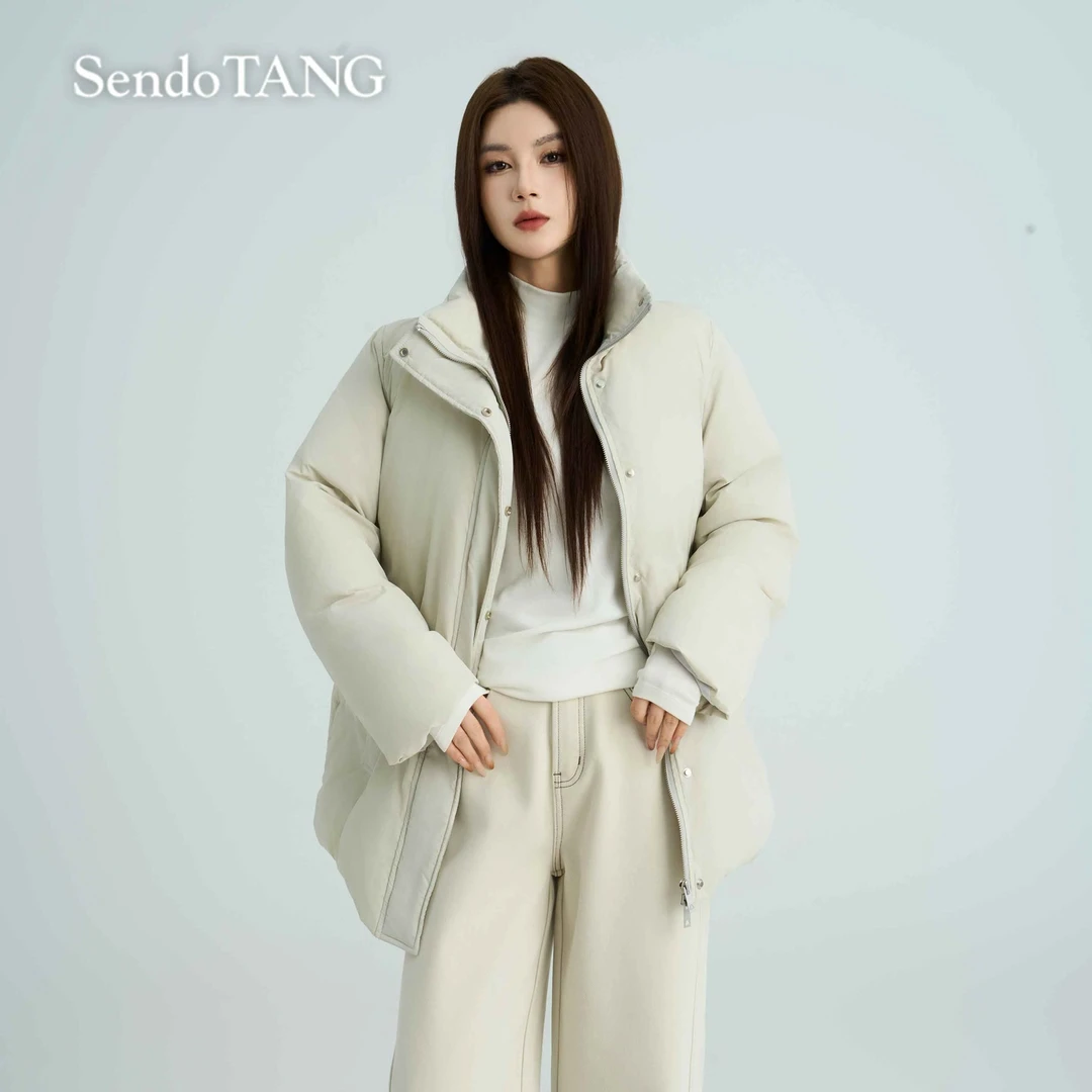 极简棉服【必不可少】胖多女装秋冬新款时尚休闲宽松显瘦百搭棉服