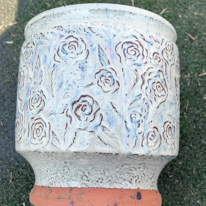 红陶黄色2个口18高20