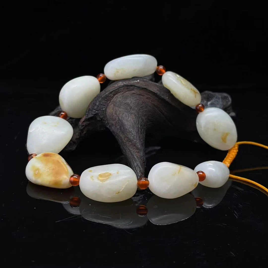 A1500 和田玉手串 WM231007