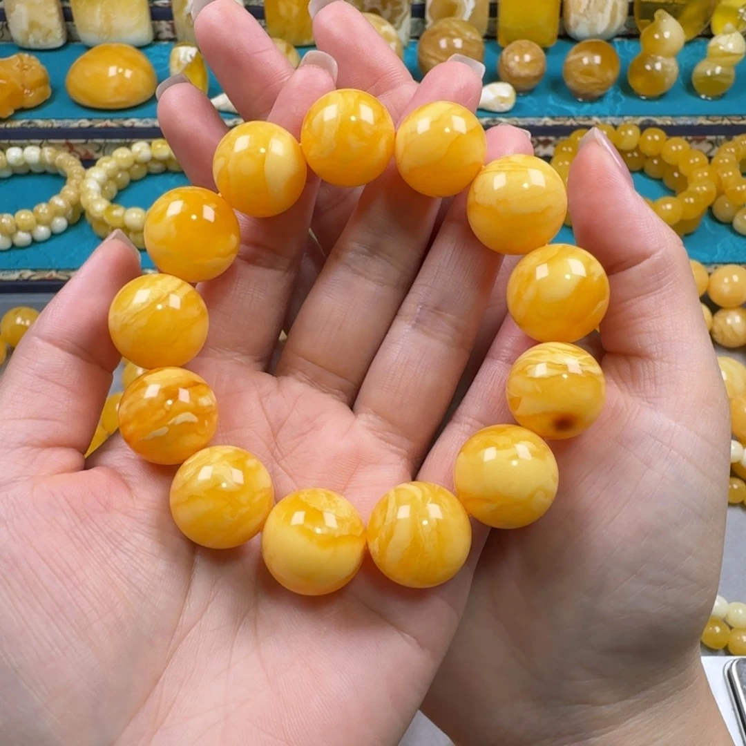 顾***念手链琥珀未镶嵌同料