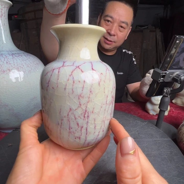 牛家钧窑牛自恒老师钧瓷瓶