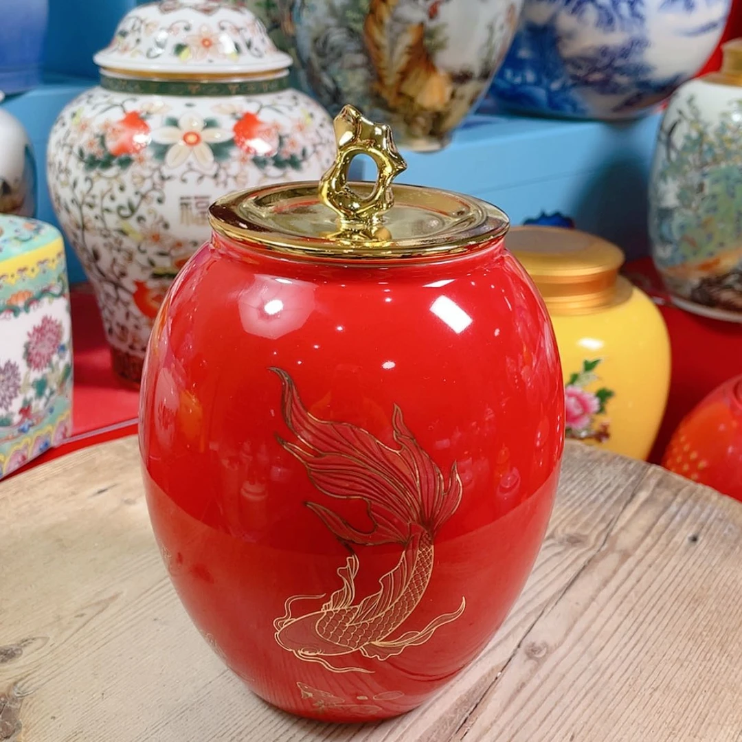 【闪购商品】罐陶瓷茶叶罐密封罐