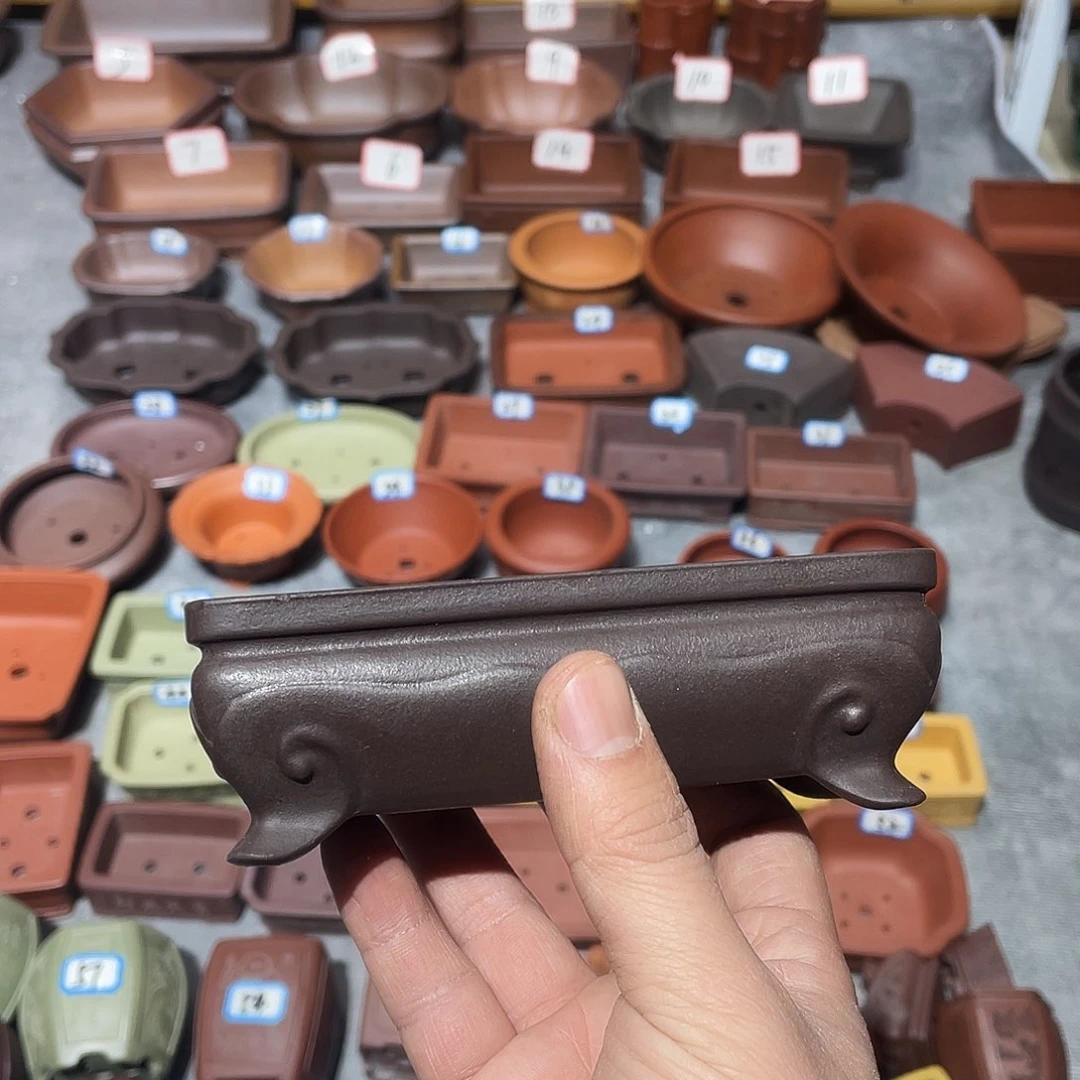 紫砂那***年紫砂小盆微瑕