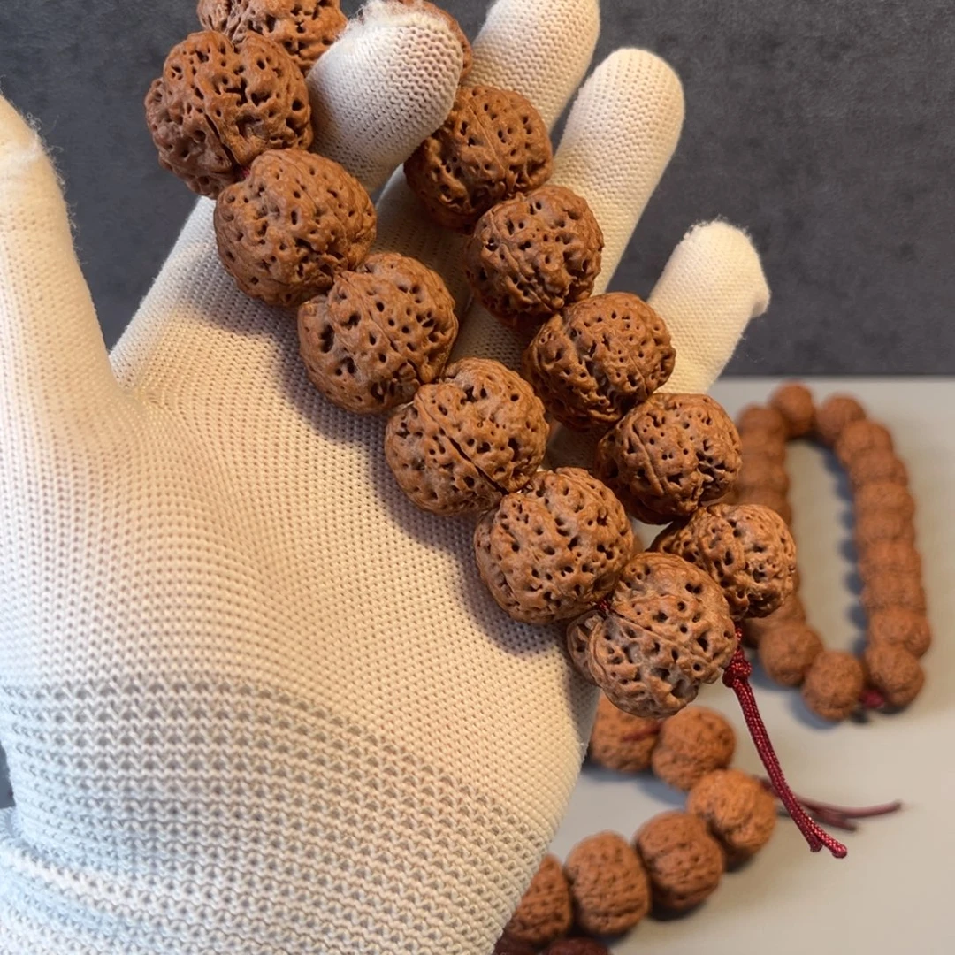 紫***汤把件金刚菩提玉石梅花24