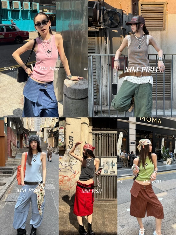 馒头 福（1mtt139#）经典延续！百搭工字背心 6-10