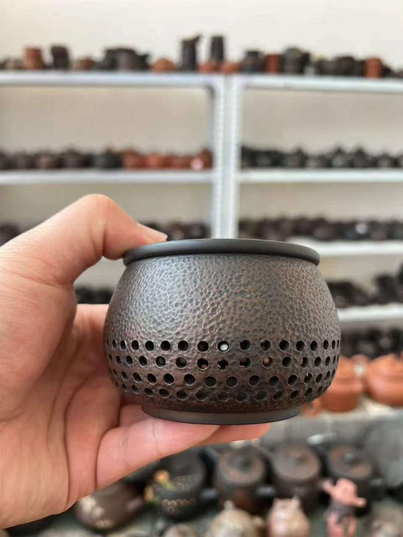 当代 建水紫陶 小香炉 特价