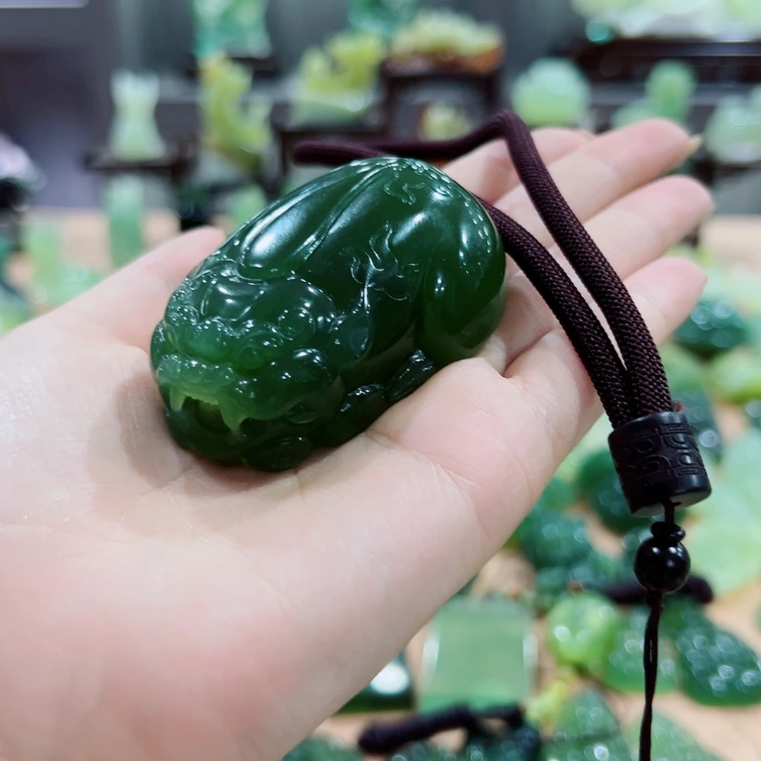 蛇纹石玉未镶嵌手把