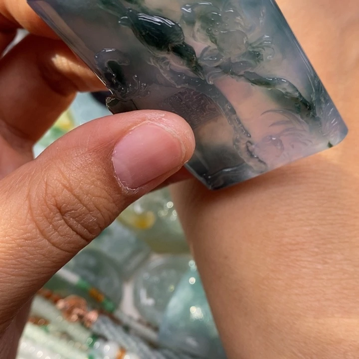 定制翡翠未镶嵌暑**生买断