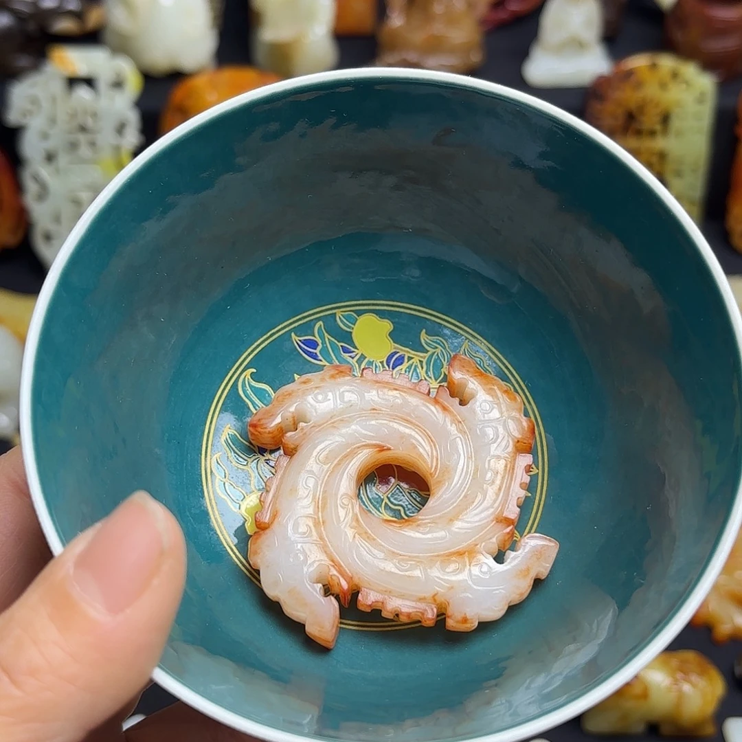 再***来瓷片精美摆件摆件