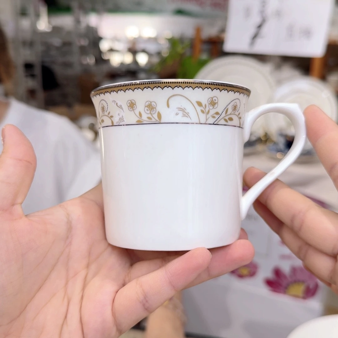 骨瓷马克杯350ml 浮力微瑕6只装