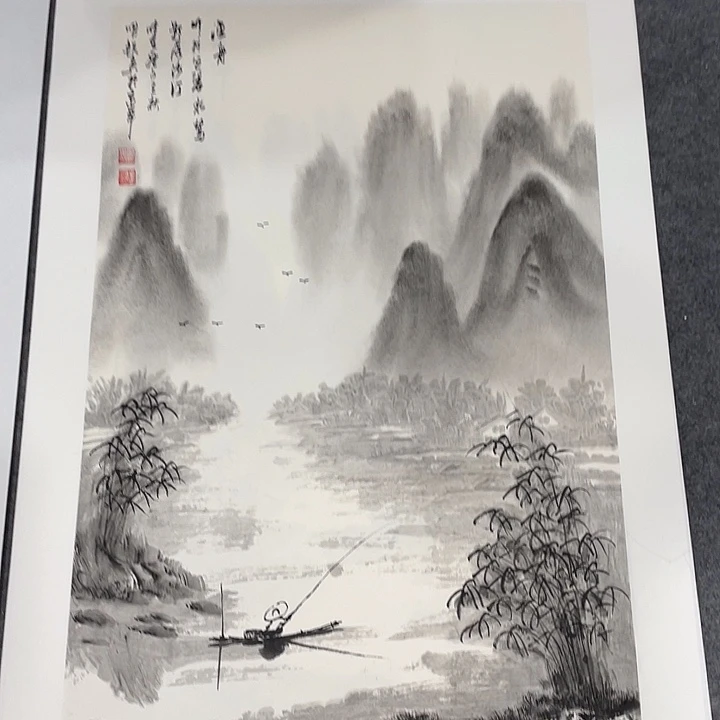 国画今天上午国画作品展示