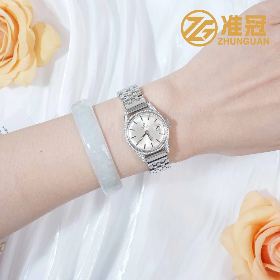 95新 Omega/欧米茄 26.5mm日内瓦自动机械WG6340瑞士名表