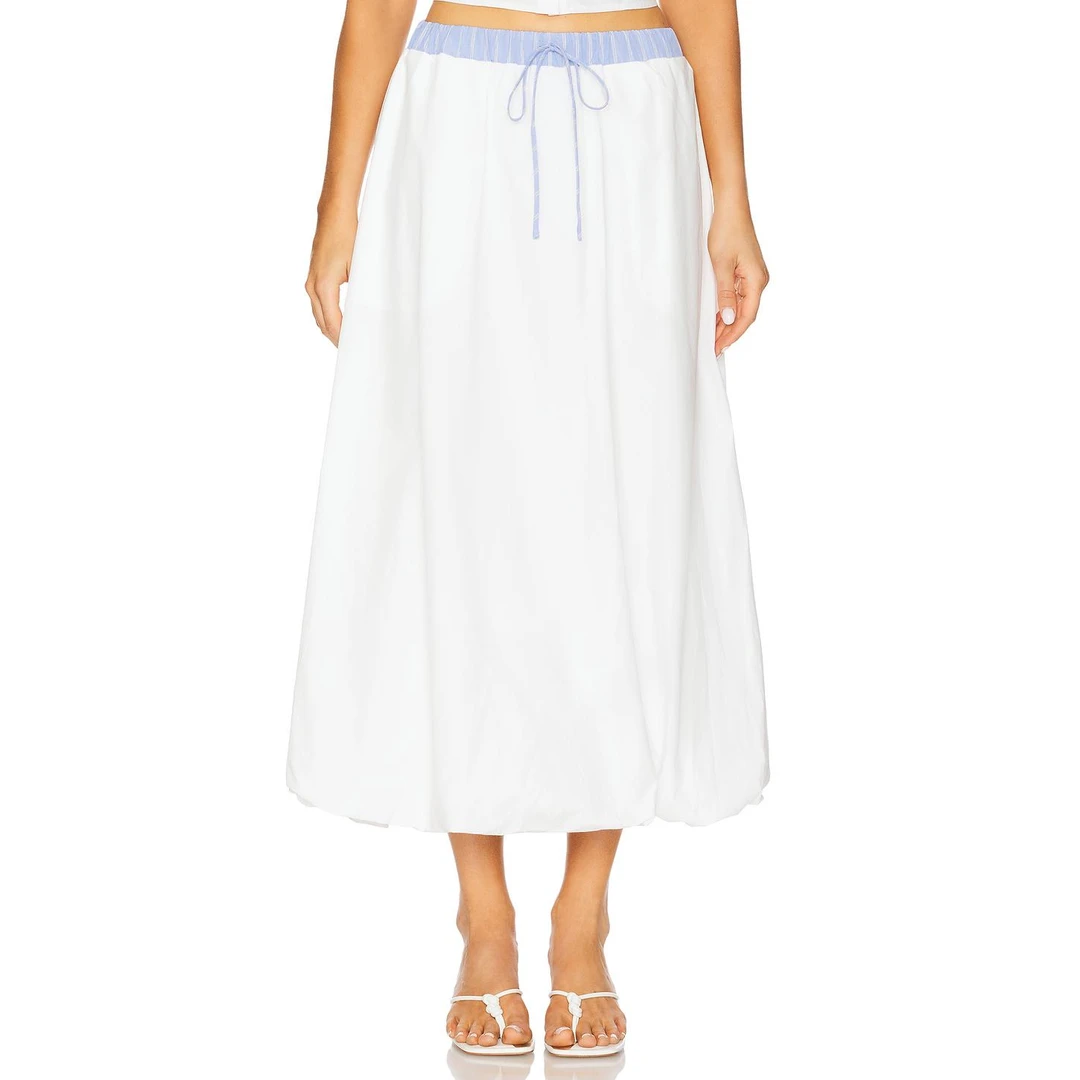 NIA 半身裙 白色 Revolve新款