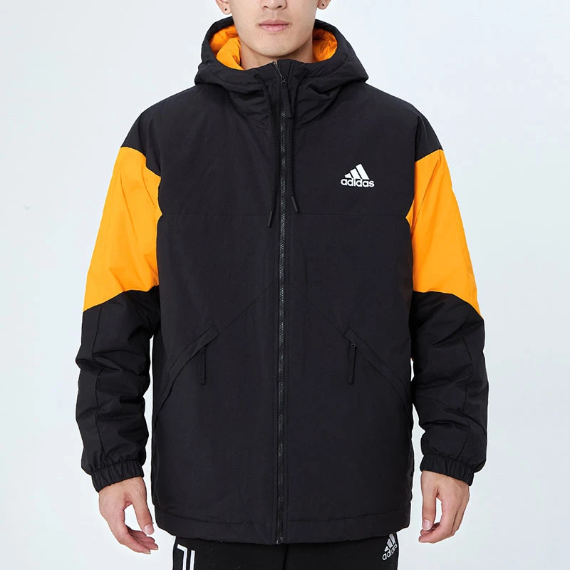 Adidas/阿迪达斯正品细线运动防风保暖连帽毕业礼GT6589雅丹风