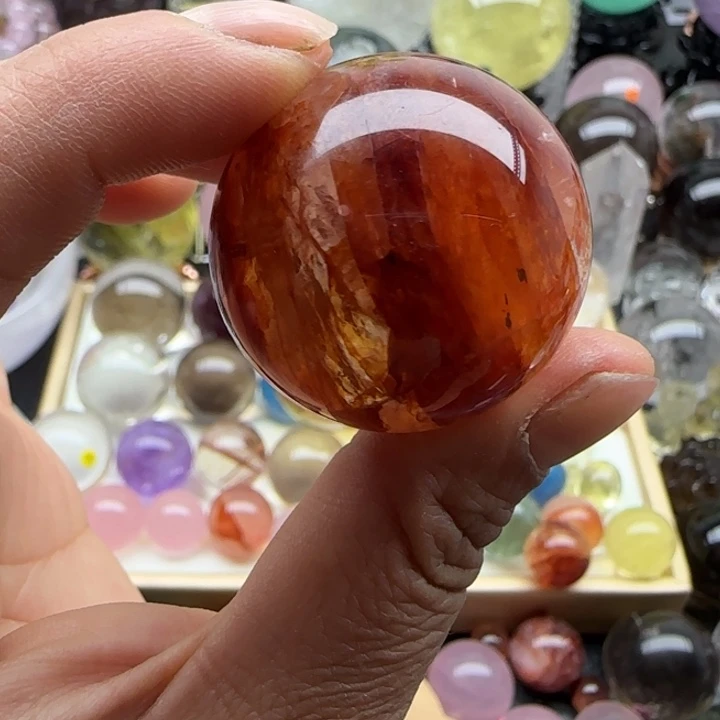 水晶珠宝半成品未镶嵌3.3厘米