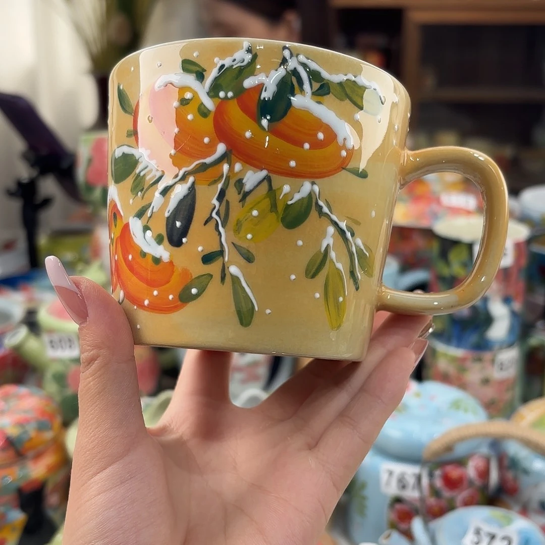 瓷片景德镇手绘高温釉下彩陶瓷茶具