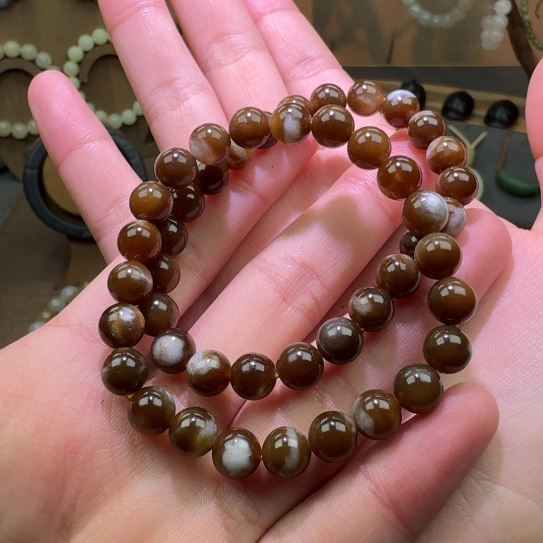 和田玉未镶嵌颈饰拍一发一多样性发货卡8牛轧糖