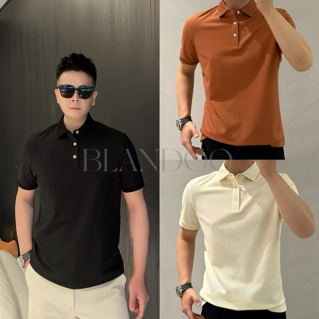 BLANDOO “桑蚕丝混纺” Z系列经典百搭商务休闲Polo衫8BD856