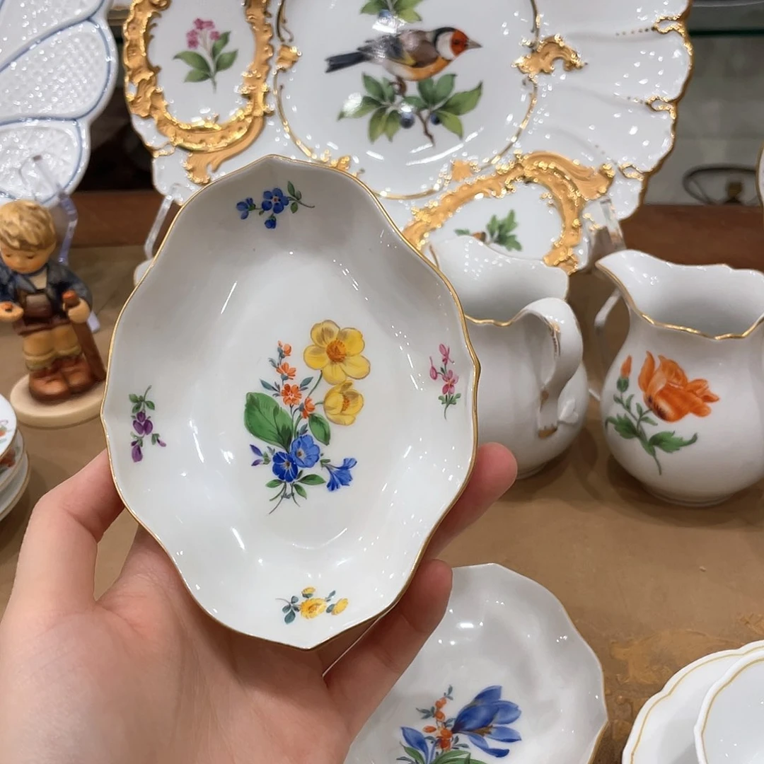 瓷片中古一等茶包碟