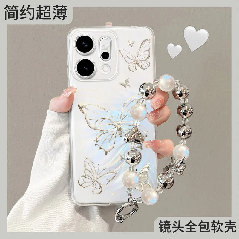 适用opporeno14手机壳新款oppo女款高级感reno14pro保护套防摔