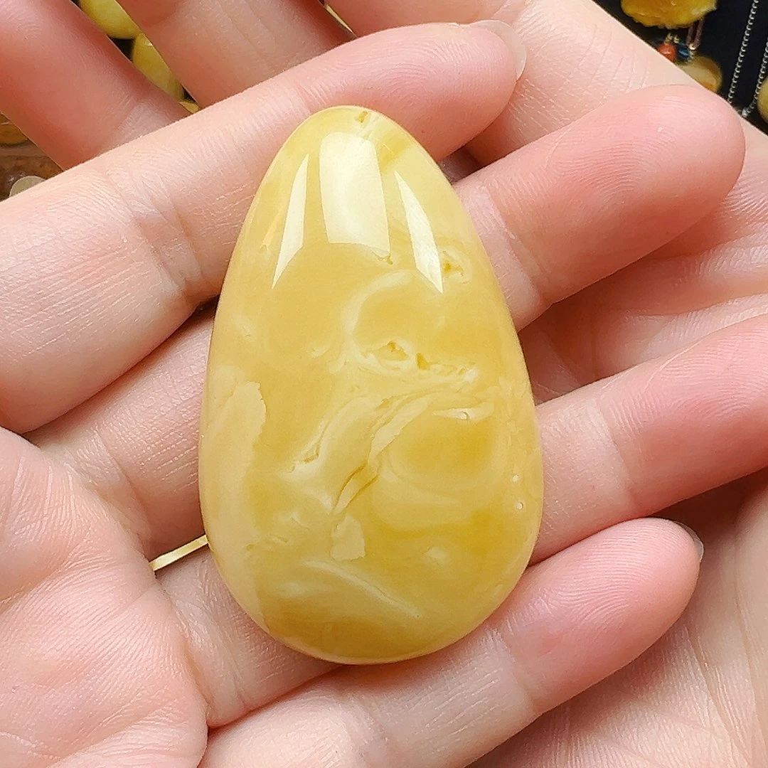 蜜蜡未镶嵌珠宝奇石蜜蜡水滴