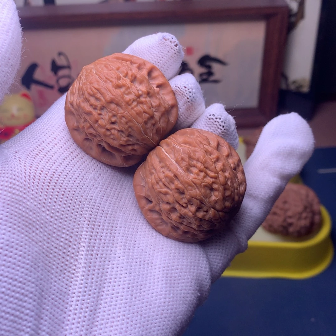 文玩核桃把件37铁锤