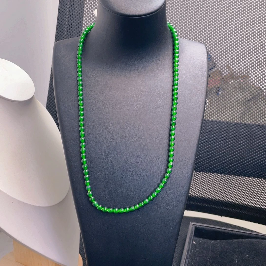 翡翠未镶嵌项链卡6