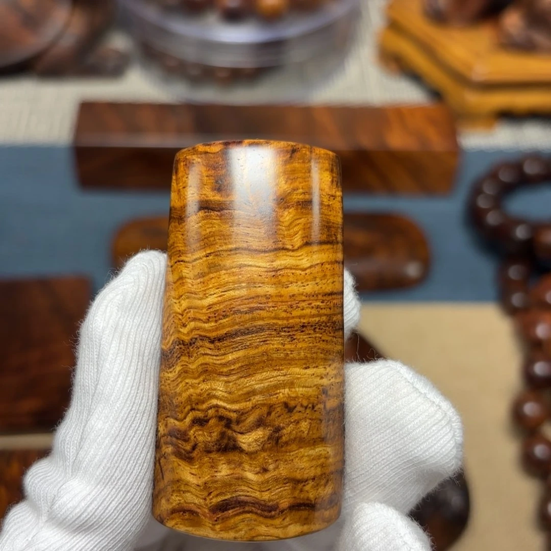 黄花梨/降香黄檀把件隆*海