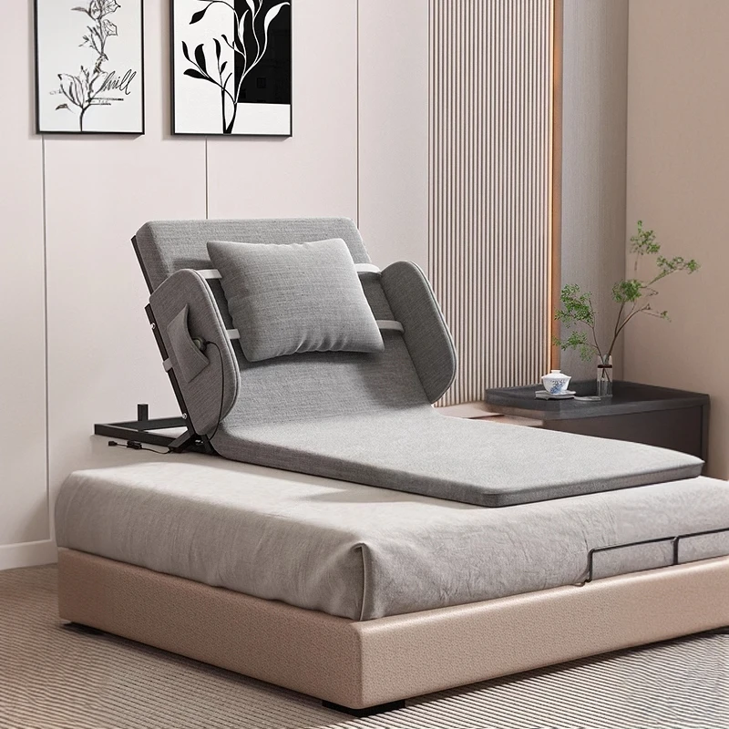 老人家用电动起床辅助器床上靠背起背卧床起身器自动升降护理床垫