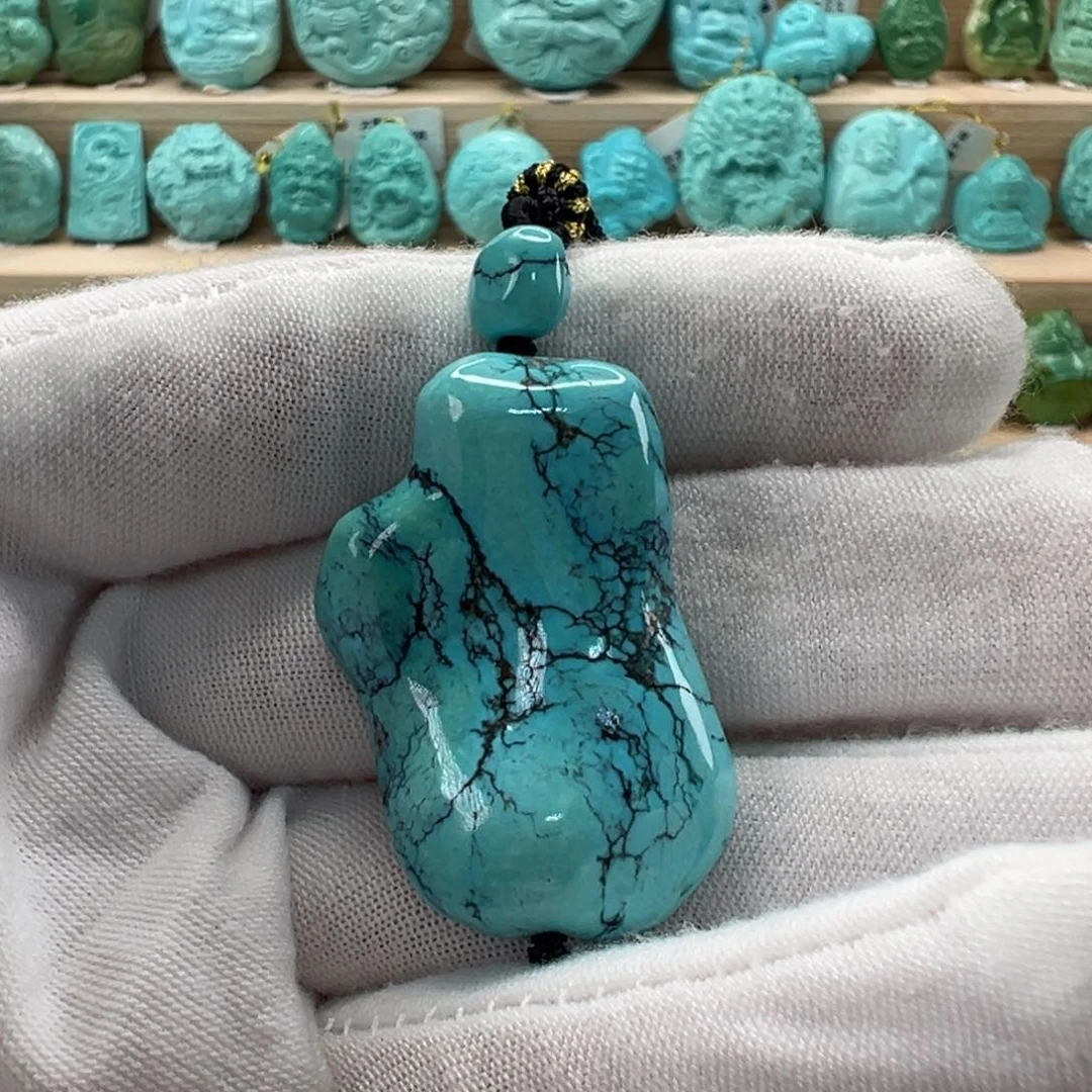 未镶嵌绿松石随形23.2mm